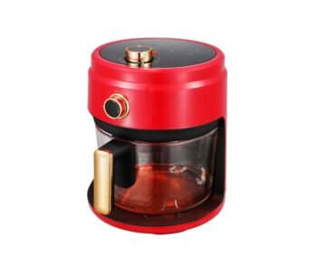 LA GOURMET Crystalline Air Fryer Red
